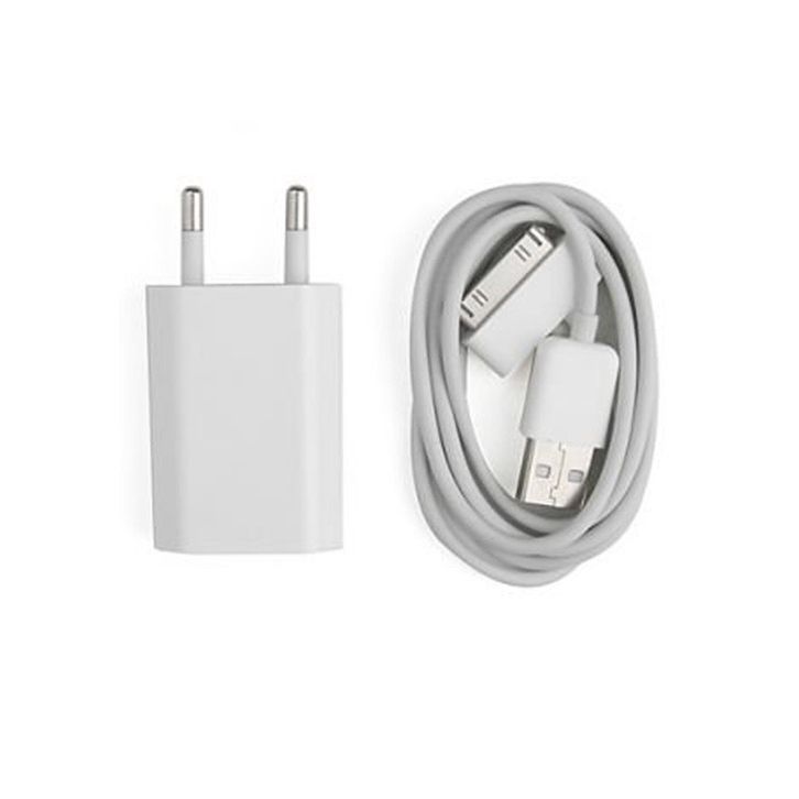 teksten benzine Ontleden Complete Charger with Dock Charging Adapter and 1 Meter Data cable for  Apple Iphone 4 - BringUAll