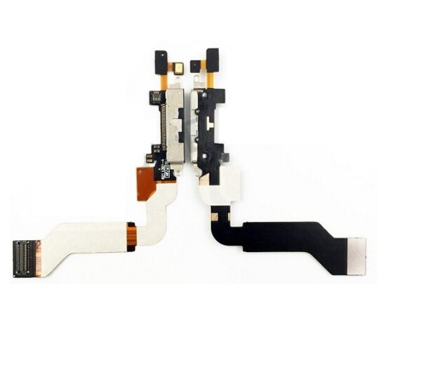 New Dock Connector Charging Port Flex Cable for iPhone 4s Charger Flex Cables Replacement parts 10pcs