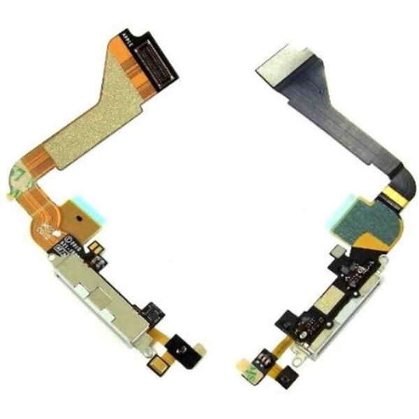 charging connector flex cable for apple iphone 4 4g white maxbhi 7 7 1