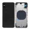 Complete Housing Body for iPhone XS Max Black with Side Keys and Camera Lens Module